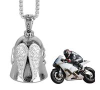 YYTECH Campana per moto, Guardian Bell Campanella Campanella Moto Portafortuna Portachiavi Guardian Bell Angelo Custode Motociclista Campanellas per Moto, Biciclette, Auto Elettriche