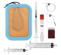 YYTECH Set di 4 esercizi per iniezione con silicone medico, per studenti di medicina e infermiere