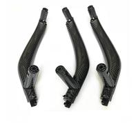 YYTEMD 3 Pezzi LHD RHD Maniglia Interna Per Porta In Fibra Di Carbonio Pannello Ricambio Interno Per X5 X6 F15 F16 2014-2018 copertura maniglia portiera interna dell'auto(LHD Carbon)