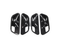 YYTEMD 4 Pezzi Di Decorazione Per Maniglia Interna Della Portiera In Fibra Di Carbonio, Adatta Per Serie 3 F30 F32 2012-2018 copertura maniglia portiera interna dell'auto