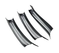 YYTEMD Copertura Maniglia Dell'aut, Sinistra Destra, Interna Portiera Staffa Bracciolo Portiera Per X5 F15 X6 F16 2014-2018 copertura maniglia portiera interna dell'auto(LHD black-Carbon)