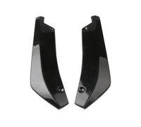 YYTONGMN Auto Posteriore Labbro Angolo per VW Fox Latin America 2015-2024, Decorazione angolare Posteriore protettore Splitter Diffusore Accessori Auto,Black