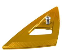 yytzior Motorcycle Exhaust Pipe Decorative Bracket Protective Front End Golden Triangle Decorative Compatible with S&uzuki UHR150