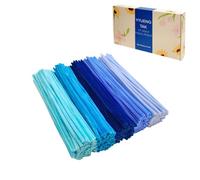 YYUENG TAK 300 Pezzi Scovolini Ciniglia Blu con Occhi Mobili(5 Tonalità) | Blue Pipe Cleaner (30CM x 6mm),Scovolini Colorati per Lavoretti:Fiori,Animali,Decorazioni per la Casa e Attività Creative
