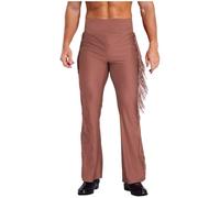 Yyuihri Uomo Pantalone da Danza Moderna Pantaloni Sala Ballo da da Classica | Performance,Dancewear,Con Nappe,Feste Cocktail,Sumba,Attività All'Aperto,Compleanni,Costume Per Halloween,Saggio,Nightclub