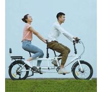 YYUINU Veicolo Turistico Pieghevole Per Famiglie Genitore-figlio,bicicletta Turistica A 7 Velocità Con Doppio Freno Disco Multi-pieghevole,può Stare In Piedi E Camminare Dopo La Piegatura,B-20in