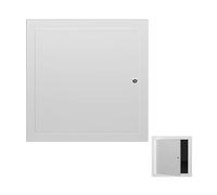 YYULZO Pannello di Accesso Robusto Bianco da 1 Pezzo con Serratura - Porta di Accesso Durevole for cartongesso e soffitto for Una Facile Installazione(50x60cm)