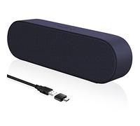 YYV Casse PC, Altoparlanti per Computer con Alimentazione USB, Mini Casse Soundbar Portatile Altoparlante per PC, Desktop, Laptop, Controllo del Volume e Pulsante Muto