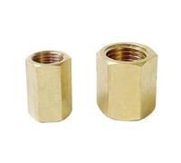 YYVFLAUX 1pc 3/8'' BSP Female Thread Brass Pipe Fitting Equal Connector Adapter
