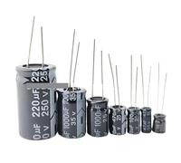YYVFLAUX Aluminum Electrolytic Capacitor 160V1UF 6X12 50PCS