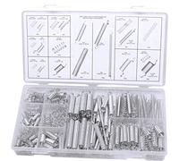 YYWEi Molla Assortimento Set 200 Pezzi Kit Assortimento di Molle Compressione Zincato Molla di Compressione Assortimenti Molla a Estensione