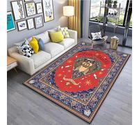 yyxsgdmw Classico Il Grande L-Lebowski Pattern Tappeto da Pavimento 15 Dimensioni Soggiorno Camera da Letto Comodino Bagno Tappetino Area Tappeto Soggiorno Decor H8527 100×160Cm