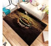 yyxsgdmw Signore degli Anelli Modello Tappeto Tappeto per Camera da Letto Homedecor Tappeto per Soggiorno Tappetino da Bagno Creativo Zerbino 15 Dimensioni 3D H1555 100×160Cm