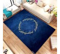 yyxsgdmw Signore degli Anelli Tappeto Modello Tappeto per Camera da Letto Homedecor Tappeto per Soggiorno Tappetino da Bagno Creativo Zerbino 15 Dimensioni 3D H3708 160×230Cm