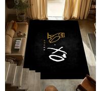 yyxsgdmw Zerbino Antiscivolo Cucina Camera da Letto O-Owl O-Ovo Tappeto Trapuntato Fatto A Mano D-Drake Tappeto Moda Soggiorno Ingresso Decorazione Casa Q3557 80×120 Cm