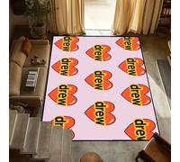 yyxsgdmw Zerbino Cucina Antiscivolo J-Justin Camera da Letto Tappeto Trapuntato di Lusso Tappeto D-Drew Soggiorno Ingresso Camera B-Bieber Decorazione Casa Q4300 60×90Cm