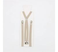 yyzlvffm Bretelle Suspender 1,5 Cm di Larghezza Metallo X Posteriore Classico 4 Clip Alto Elastico Solido Uomini Bretelle Pantaloni Tutore Marito Padre 3