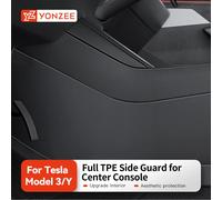 YZ Car Center Console Due Pannelli Laterali Anti Kick Pad Protector Per Tesla Modello 3 Y Highland Juniper 2025 TPE Protezione Anti-sporco