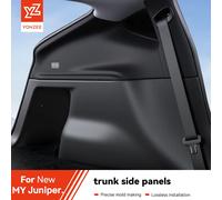 YZ per Tesla Model Y Juniper 2025 Baule posteriore Lato Anti-Calcio Pad TPE Copertura completa Kit di protezione Auto Anti-sporco Pad Accessori