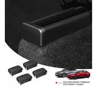 YZ Per Tesla Modello 3/Y Highland Juniper 2021-2025 Accessori Pezzi terminali posteriori Protezione scorrevole del sedile posteriore Anti-calcio 4 pezzi Binario sella