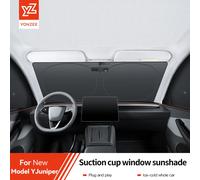 YZ Per Tesla Modello 3 Y Highland Juniper 2021-2025 Finestrino laterale auto Parasole con ventose Parabrezza anteriore posteriore Privacy