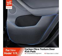 YZ Per Tesla Modello 3 Y Highland Juniper 2025 Porta Auto Anti-Calcio Pad Adesivo Trim Kit Porta Laterale Della Copertura Della Protezione Decorazione Auto