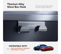 YZ Per Tesla Modello 3 Y Highland Juniper 2025 Portaoggetti Gancio Gancio di Stoccaggio Co-pilota Fibbia Accessori di Modifica Interni