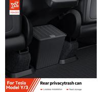 YZ Per Tesla Modello 3 Y Juniper Highland Sedile Posteriore Scatola di Immagazzinaggio Organizzatore Auto Center Console Contenitori Sedile Posteriore Pattumiera Sacchetto di Immondizia