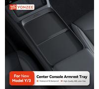 YZ Per Tesla Modello Y Juniper 2025 Modello 3 Highland 2024 2025 Console Centrale Organizer Vassoio Bracciolo Scatola di Immagazzinaggio Vassoio Accessori