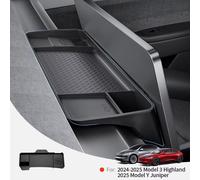 YZ Per Tesla Modello Y Juniper Modello 3 Highland Scatola portaoggetti per schermo posteriore Organizzatore Staffa per cruscotto Scatola per fazzoletti Vassoio Accessori