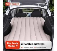 YZ Per Tesla Modello Y PVC 2017-2023 Materasso Ad Aria Gonfiabile Lettino da viaggio per auto in tessuto scamosciato speciale gonfiabile da campeggio esterno