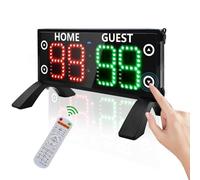 YZ Tabellone segnapunti elettronico grande da 30,5 cm con conto alla rovescia, tabellone segnapunti digitale portatile con telecomando, segnapunti ad alta luminosità per giochi all'aperto/cornhole