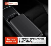 YZ Tesla Modello 3 Y Highland Juniper Car Center Console Bracciolo Pad TPE Custodia morbida Coperchio Auto Bracciolo centrale Box Copertura Accessori