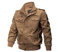 YZABEL Giacca cargo da uomo Moda multitasche Tendenza da strada Comodo pendolare quotidiano Cappotto da giacca casual versatile e bello 6XL