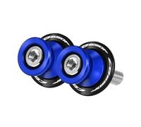 YZCSYBBF Bobine del cursore del forcellone per CB650R CB650F CB300R CB1000R CB750 Hornet Bulloni da 8 mm per forcellone cavalletto Viti Protezione(CB650F Blue)