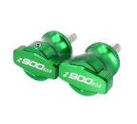 YZCSYBBF Bobine del cursore del forcellone Supporti per Telaio CNC per Moto Viti cursori rocchetti per forcellone cursori per Z650 Z900 Z900RS Z 650 900 2017-2024(Z900RS Green)