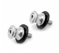 YZCSYBBF Bobine del cursore del forcellone Viti bulloni cavalletti rocchetti forcellone 8 mm Moto per Kawasaki ZX6R ZX-6R ZX 6R ZX 6 R 636 2011-2024(Silvery9)