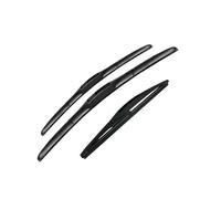 YZCSYBBF Kit Set Spazzole Tergicristallo per Jazz 2 MK2 2009-2014 RS Ricariche Parabrezza E Lunotto Anteriore E Posteriore Spazzole tergicristallo(RHD)