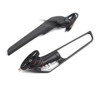 YZCSYBBF per Ducati 899 1199 1299 Panigale 1198 1098 848 Specchietto retrovisore Girevole Regolabile Specchietto retrovisore per Motocicletta Wind Wing modificato(Light Big Mirror3)