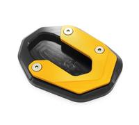 YZCSYBBF per Ducati Scrambler 400 800 1100 2015-2019 2020 CNC Piede Laterale del Basamento Pad Piastra Cavalletto Ingranditore Supporto di Estensione Treppiede esteso(Oro)