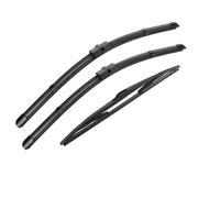 YZCSYBBF per Ford per Focus 2 2004-2011 Tergicristallo Anteriore e Posteriore Set spazzole tergicristallo Parabrezza Parabrezza Anteriore e Posteriore Lunotto Spazzole tergicristallo