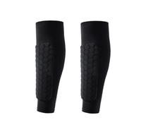 YZDKR 1/2Pcs Sports Soccer Shin Guard Pad Sleeve Sock Leg Support Football Compression Calf Sleeve Shinguard for Adult per Basket, Calcio, Corsa(2Pcs Black,XL)