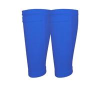 YZDKR 1 Pair Breathable Sports Soccer Shin Guards Pad Cover Sock Leg Guard Sleeve Football Shin Holder per Basket, Calcio, Corsa(Blue,L)