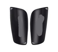 YZDKR 1 Pair Sports Soccer Shin Guard Pad Football Shin Pads Support Calf Sleeve Shinguard for Adult per Basket, Calcio, Corsa(Black-Only Guard,L)