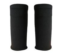 YZDKR 1 Pair Sports Soccer Shin Guard Pad Football Shin Pads Support Calf Sleeve Shinguard for Adult per Basket, Calcio, Corsa(Black-Only Socks,M)