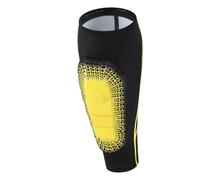 YZDKR Calf Compression Sleeves with Eva Pad for Men & Women - for Basketball Running Football per Basket, Calcio, Corsa(Black Yellow-1Pcs,XL)