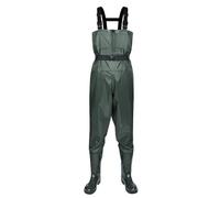 YZDKR Pantaloni da pesca impermeabili unisex Trampolieri for stivali con cinturino in nylon adatti for agricoltura, lavori di costruzione per la pesca(Green,45)