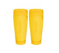 YZDKR Soccer Shin Guard Sleeves,1 Pair Shin Sleeves, Leg Performance Support Football Sleeve Socks for Adult per Basket, Calcio, Corsa(Yellow,S)