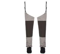 YZDKR Trampolieri da pesca a mosca anca coscia traspiranti Pantaloni impermeabili gamba con piede di calza per la pesca(XXL)