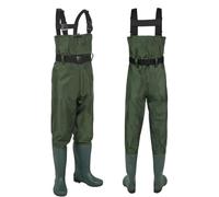 YZDKR Tuta da pesca impermeabile Pantaloni monopezzo in nylon Trampolieri caccia con stivali Tute a mosca per la pesca(43)